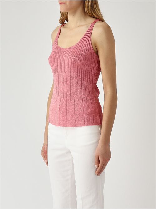 Top in maglia con lurex TWINSET | TP3041/13360